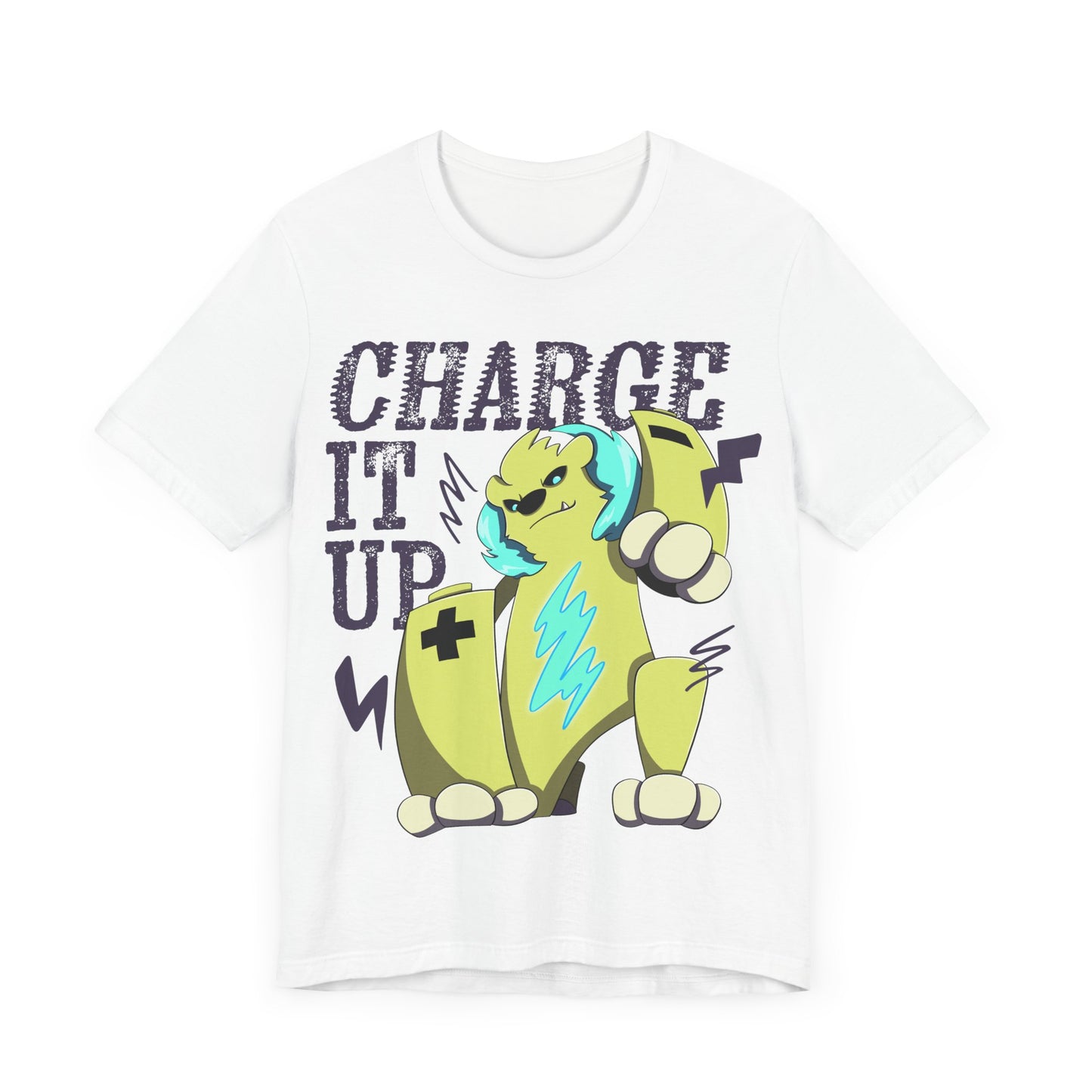 “Charge It Up!” T-Shirt – Featuring Electibear from Monix