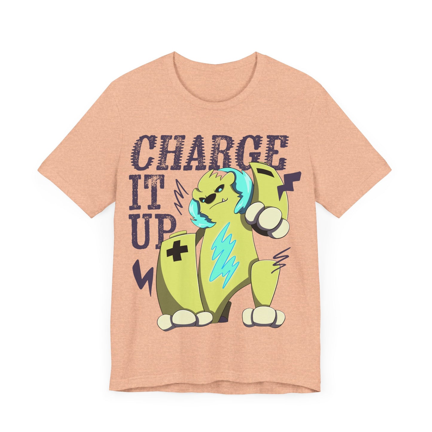 “Charge It Up!” T-Shirt – Featuring Electibear from Monix