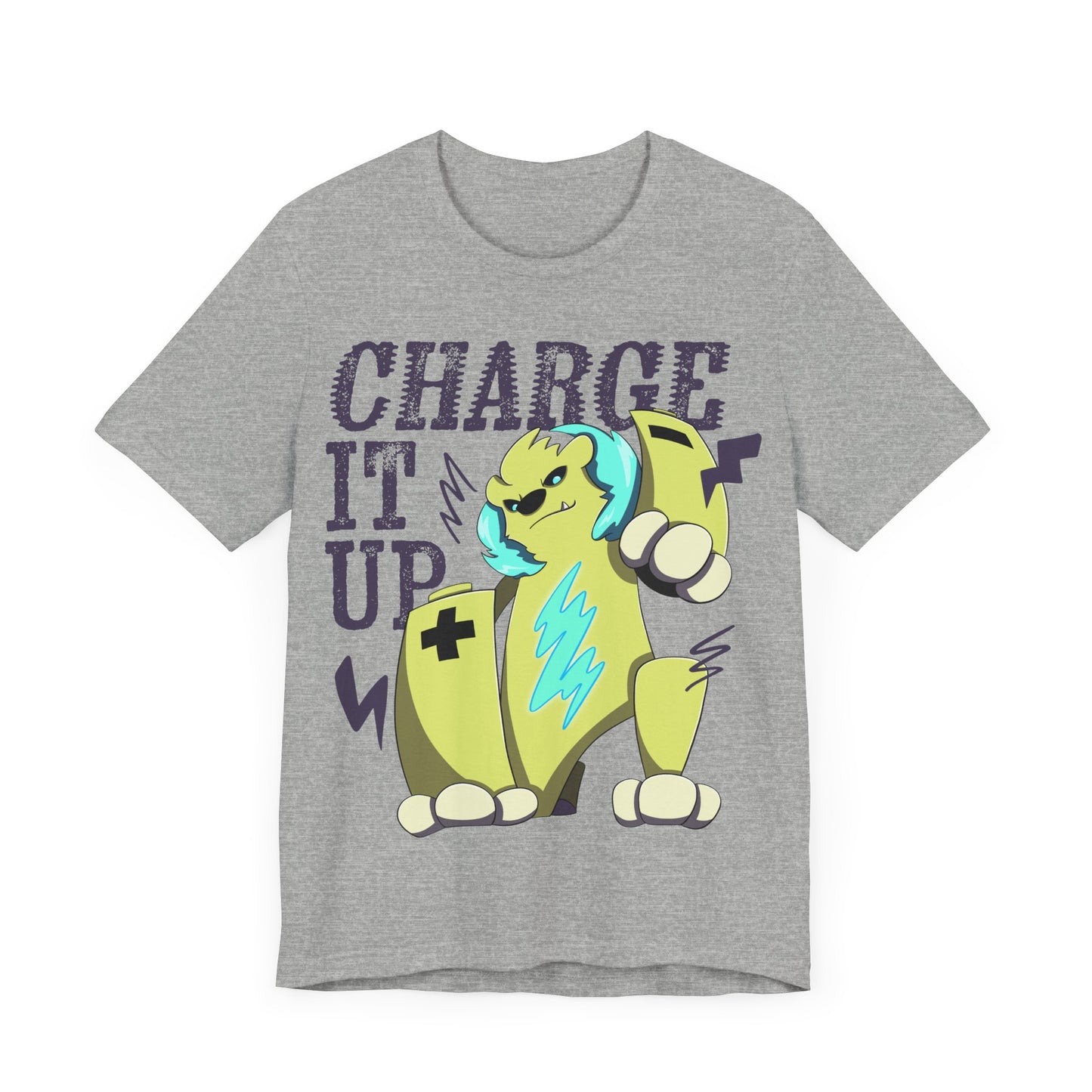 “Charge It Up!” T-Shirt – Featuring Electibear from Monix