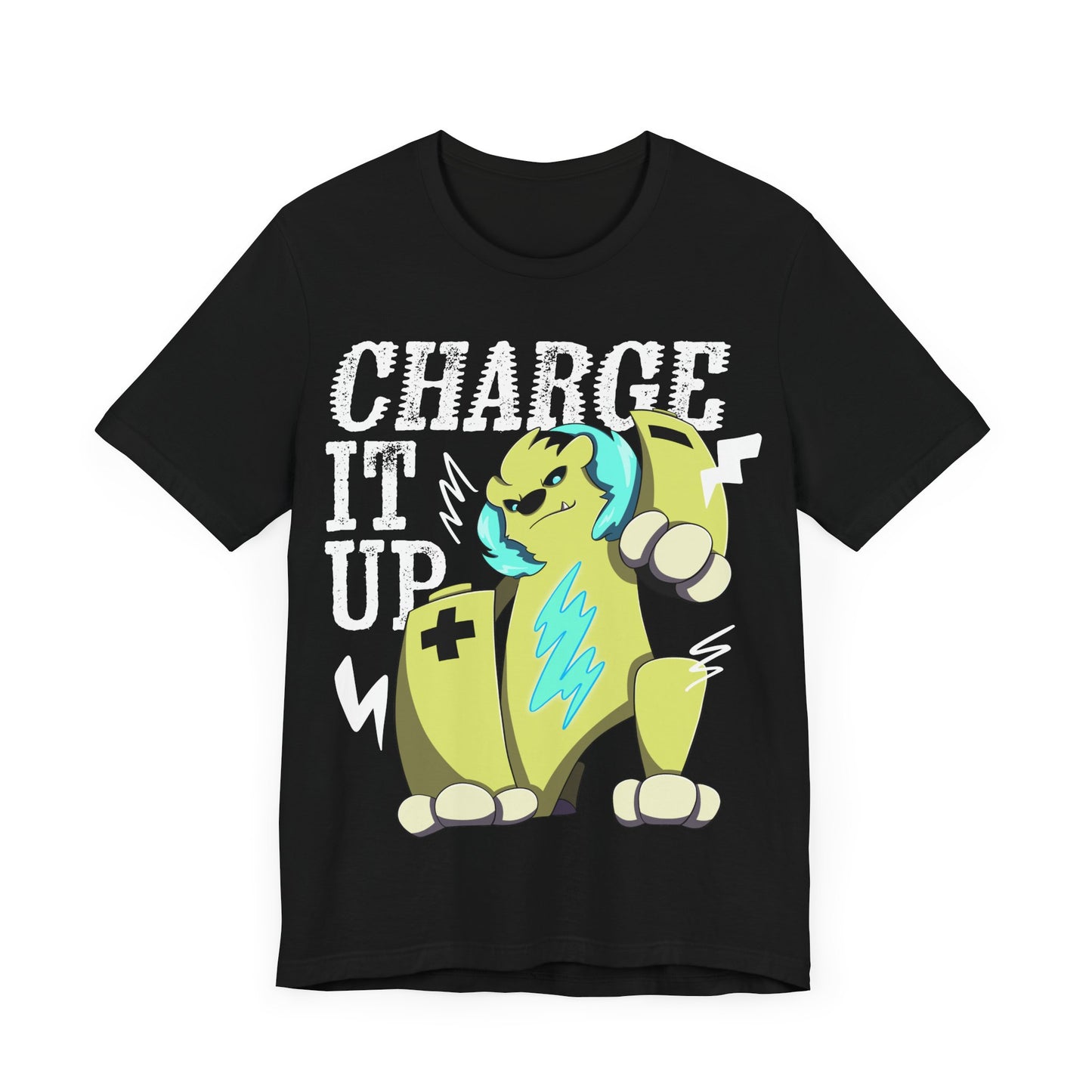 “Charge It Up!” T-Shirt – Featuring Electibear from Monix