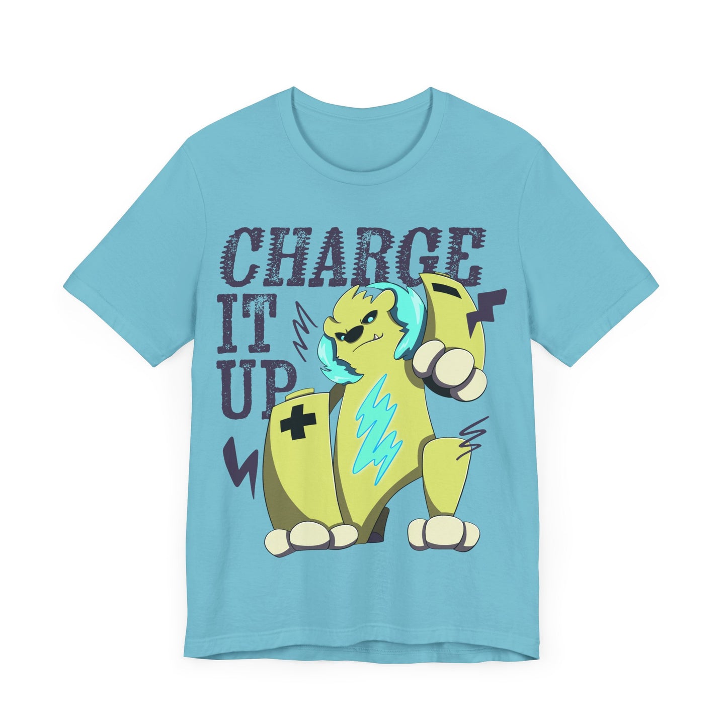 “Charge It Up!” T-Shirt – Featuring Electibear from Monix