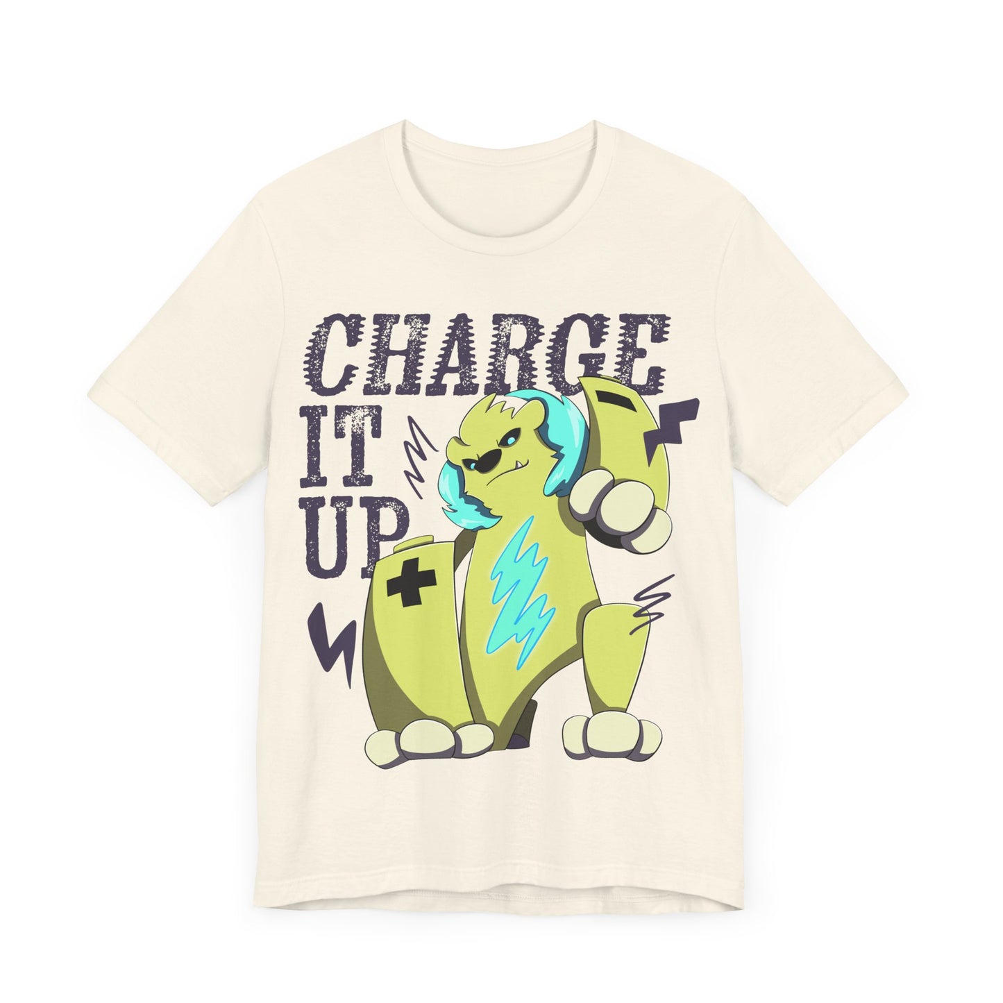 “Charge It Up!” T-Shirt – Featuring Electibear from Monix